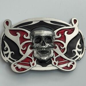 Great American Products 2006 Skull Belt Buckle Fashion‎ Accessory Made in Mexico